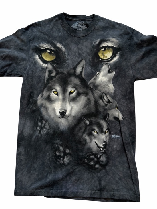 The Mountain Other - The Mountain Rico Malave Wolf Pack T Shirt Mens Medium 2011 Y2K
